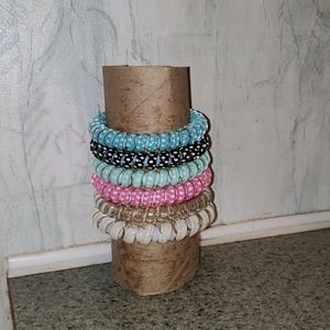 5 phone cord bracelets